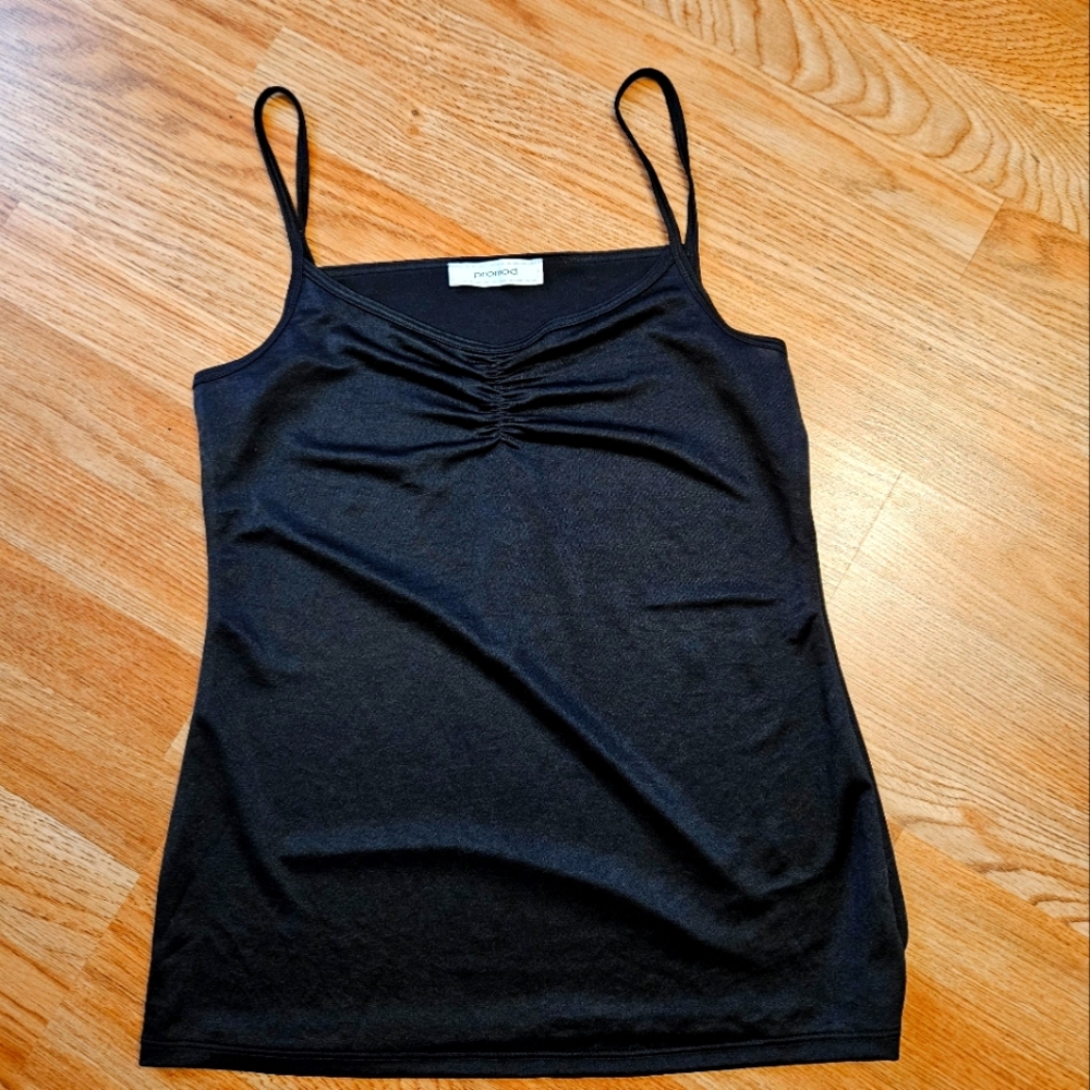 Womens Camisole Tank Tops Spaghetti Strap Sleeveless Deep V Neck size S